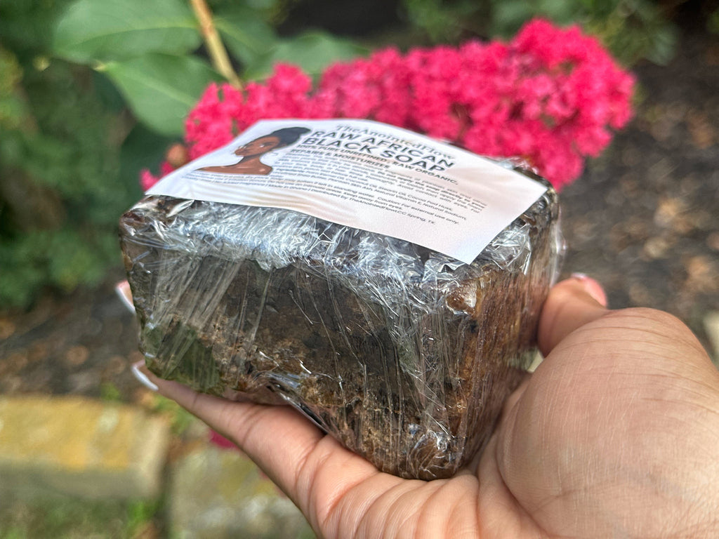 Raw African Black Soap
