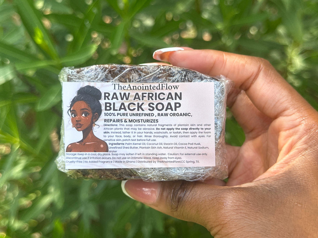 Raw African Black Soap